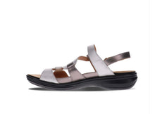 Load image into Gallery viewer, Revere Miami Back Strap Sandal Silver Fusion
