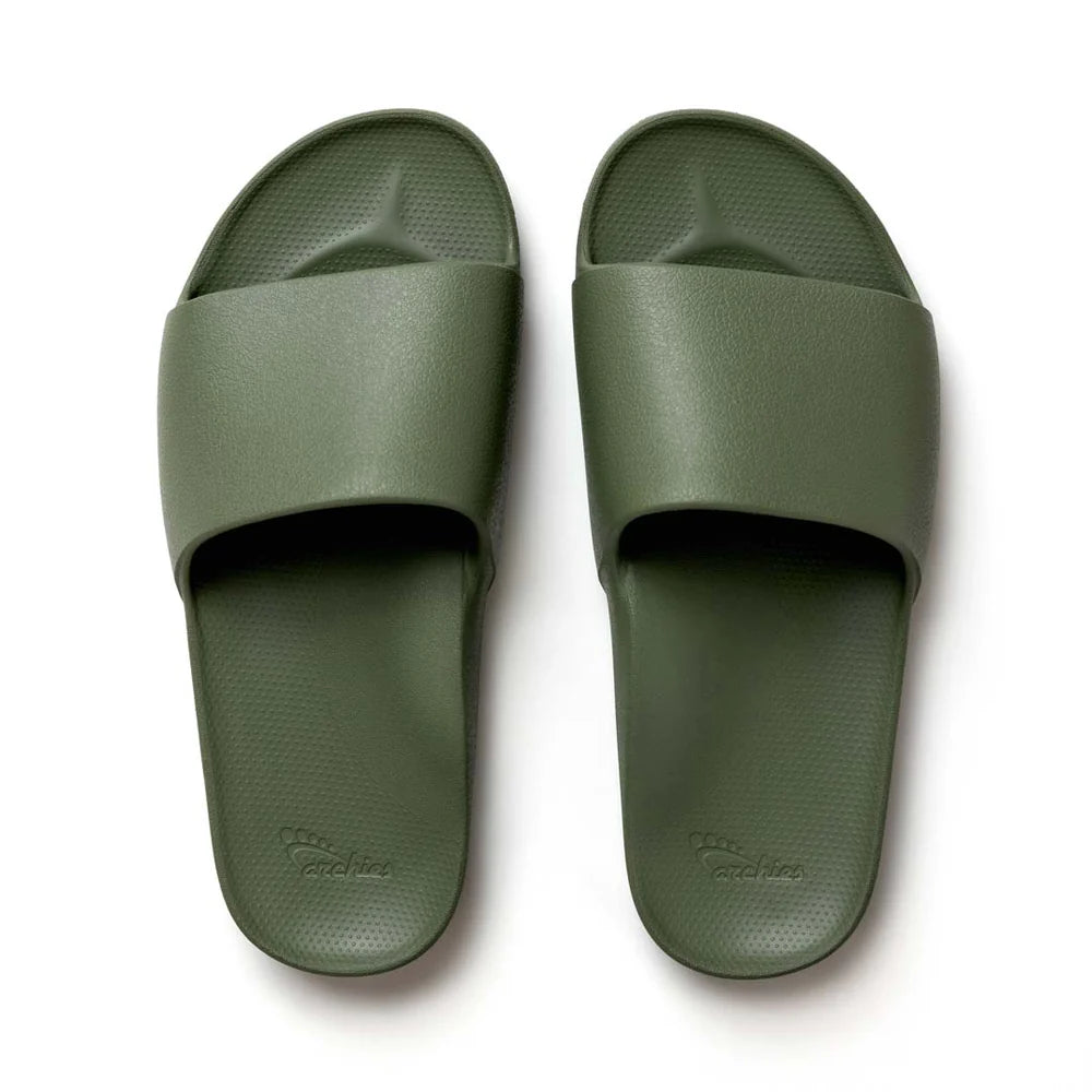 Archies Arch Support Slides Khaki