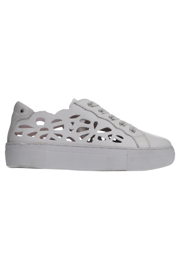 Alfie & Evie Marissa White Leather Sneaker