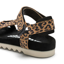 Load image into Gallery viewer, Rollie Sandal Tooth Wedge Leopard
