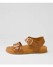 Load image into Gallery viewer, Ziera W Hastice Tan Leather Sandal
