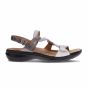 Load image into Gallery viewer, Revere Miami Back Strap Sandal Silver Fusion
