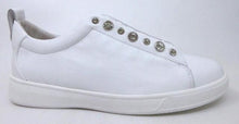 Load image into Gallery viewer, Ziera Athor White Leather Sneaker with Crystals
